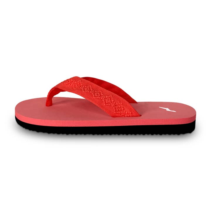 Eastern Off Price - Wholesale Flip Flops - Women's - Norty Womens Slip On Flip Flop Sandal 42339 Coral