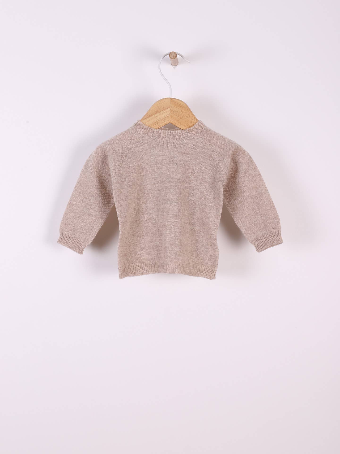 Wedoble: sustainable children's fashion - Wholesale Knit Sweater - Baby - Sweater knitted in wool and cashmere blend | LITTLE LOVE1