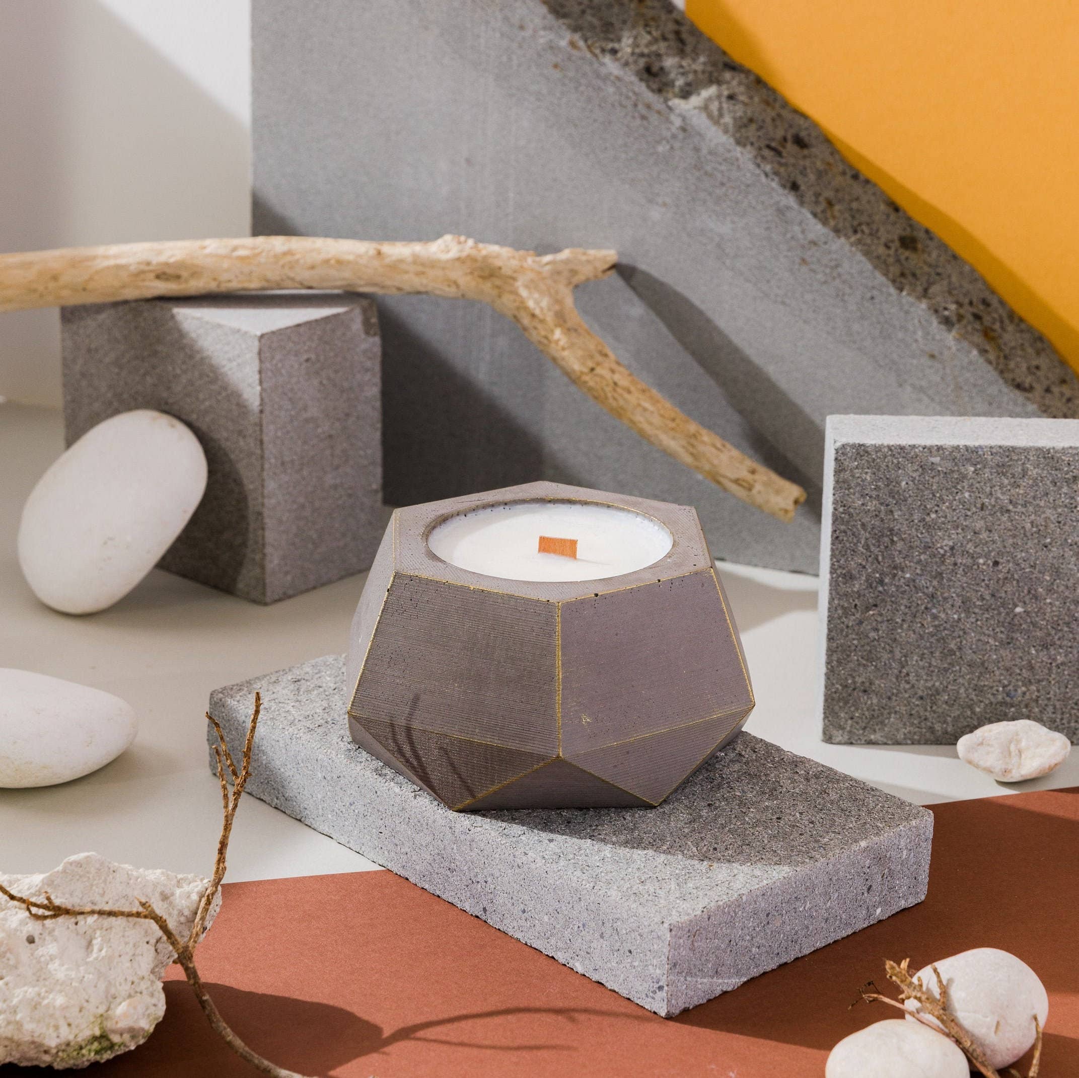 Nema Concept – Engroshandel Glaslys – Beton sojalys | Organisk sojavokscementindretning | Moderne dekoration | Duftlys | Gaveideer | Indretning af hjemmet | Dekorationslys |indretning6