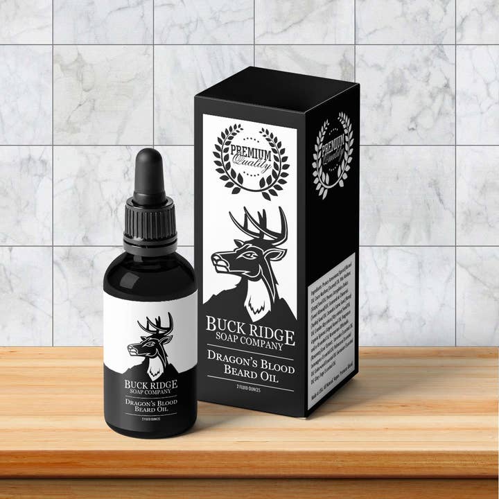 Buck Ridge Soap Company - Wholesale Beard Styling Product - Dragon's Blood Beard Oil