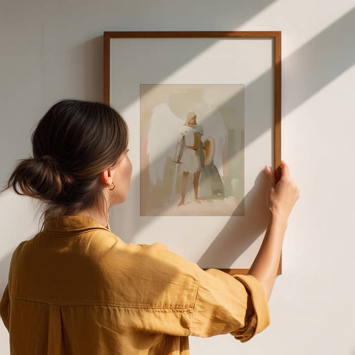 Reap+Sow – wholesale Art print – St Michael the Archangel modern art print8