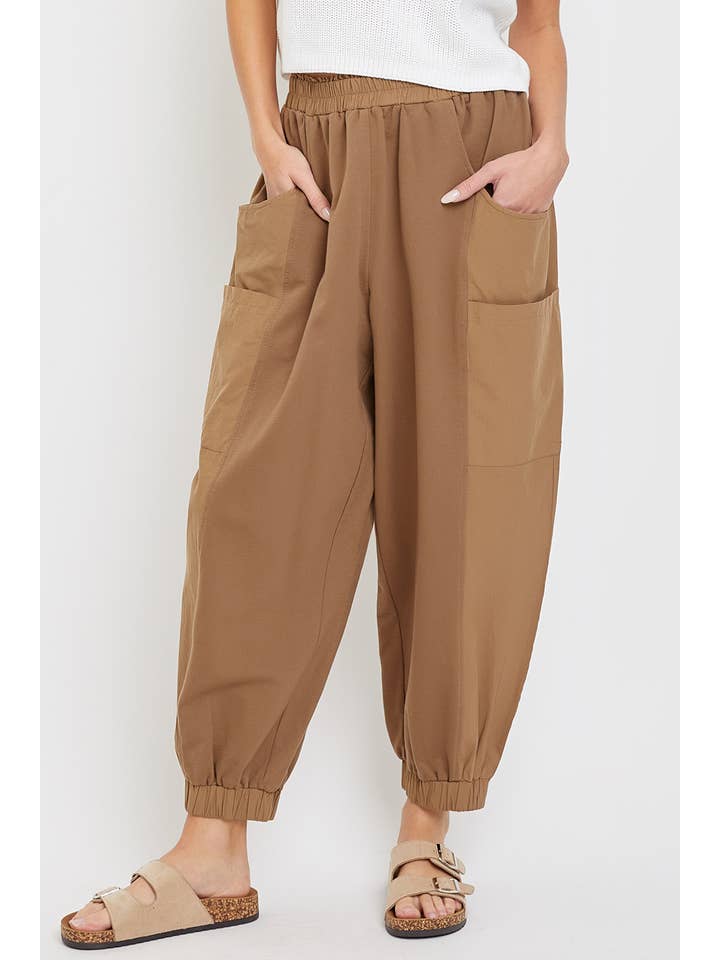 Sweet Lovely by Jen - Wholesale Lounge Sweatpants/Joggers - Women's - CASUAL COMFY WIDE-LEG HARMES JOGGERS10