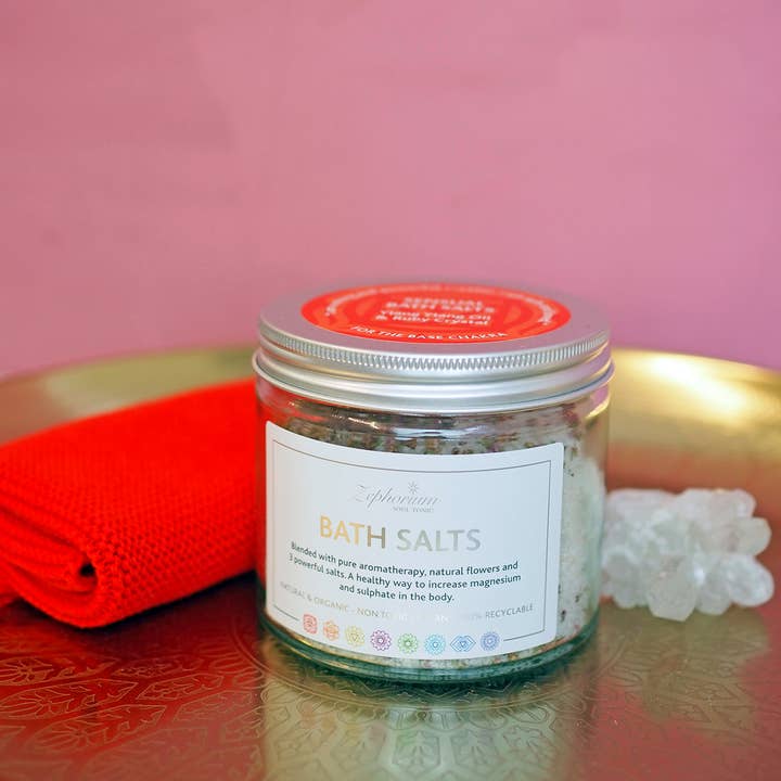 Zephorium Soul Tonic - Venta al por mayor Sales de baño - Sales de baño de aromaterapia sensual con aceite de ylang ylang