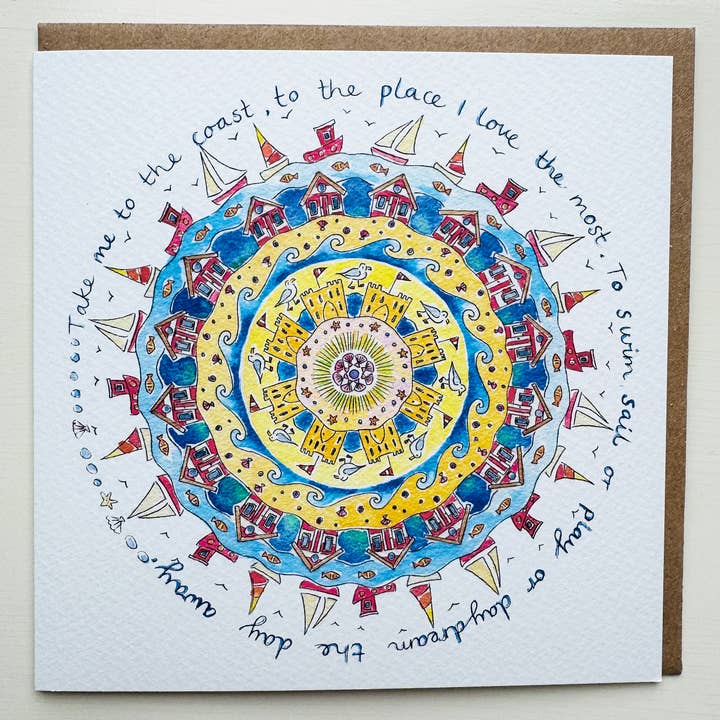 Take me to the Coast Card by Janine Drayson for wholesale by Janine Drayson