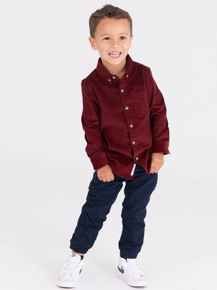 RuffleButts + RuggedButts - Wholesale Pants - Kids - Boys Dark Navy Jogger Pants1