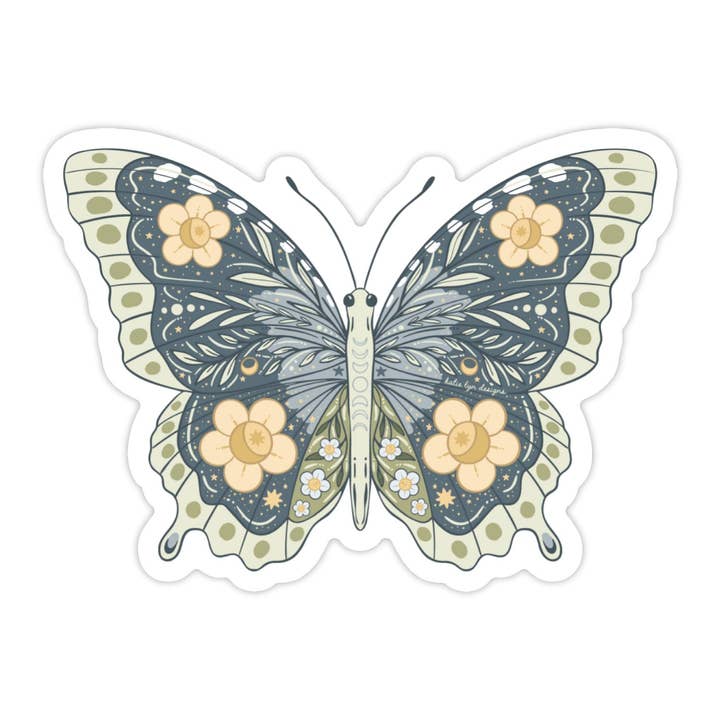 4" Magic Butterfly Die-Cut Sticker - Dark for wholesale by The Simply Crafty Shop