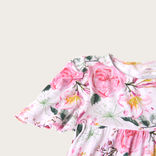 Charming Mary - Wholesale Dress - Kids - Harlow Carr Rose Flutter Dress1