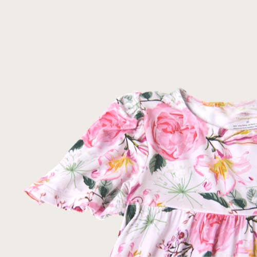 Charming Mary - Wholesale Dress - Kids - Harlow Carr Rose Flutter Dress1