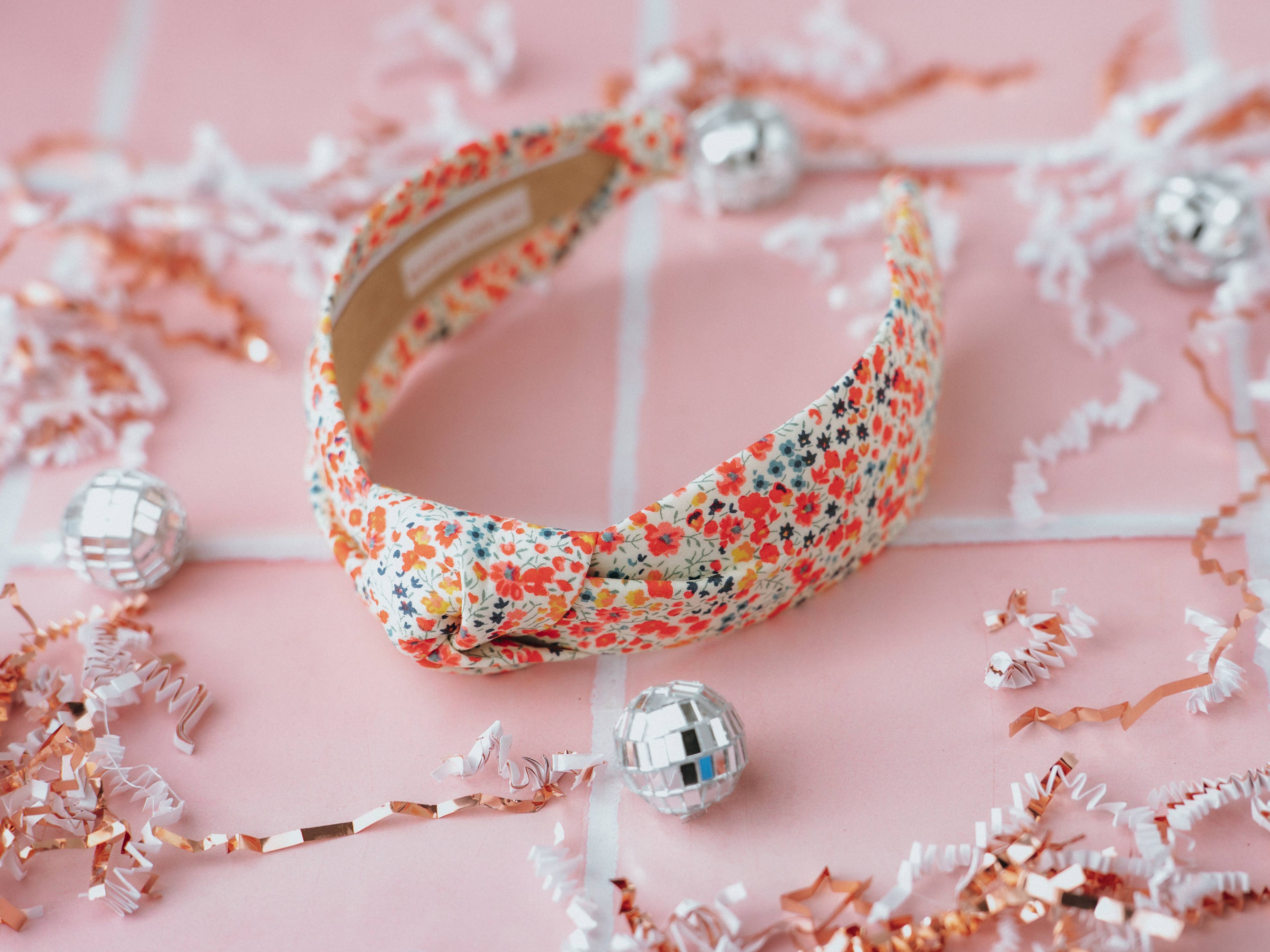 Maddie and Me Handmade - Wholesale Fashion Headband - Women's - Comfortable Floral Liberty of London Women's Knot Headband3