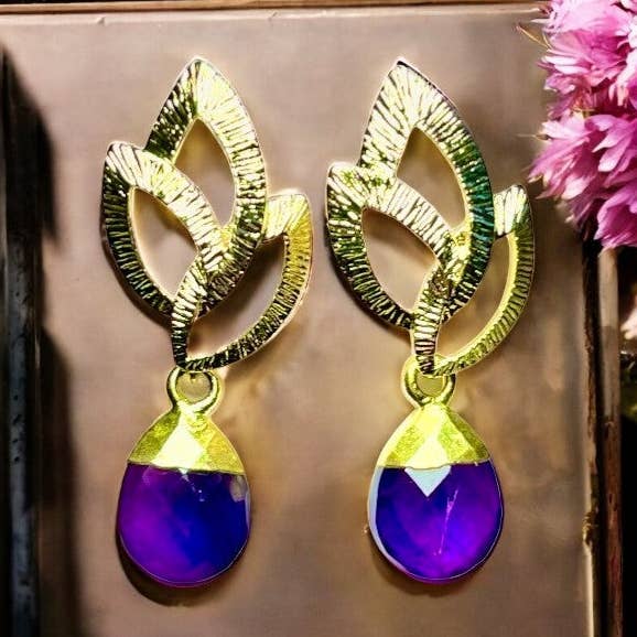 "OORRINGEN" verguld goud Amethist voor wholesale door TOURMALYN