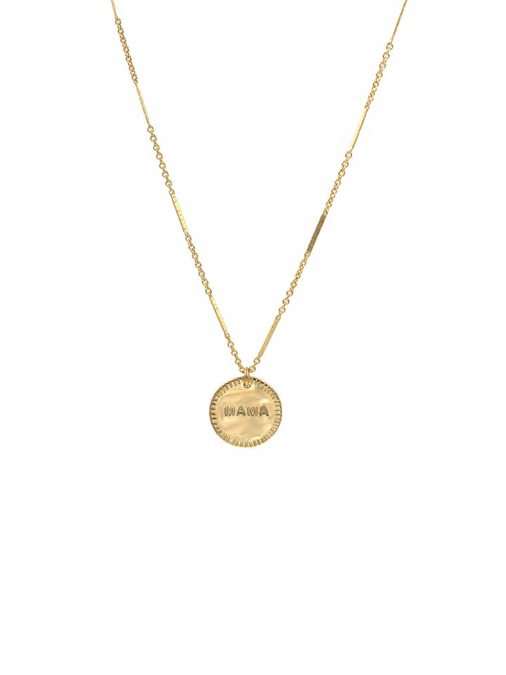 Mama Coin Necklace for wholesale by Paradigm Design