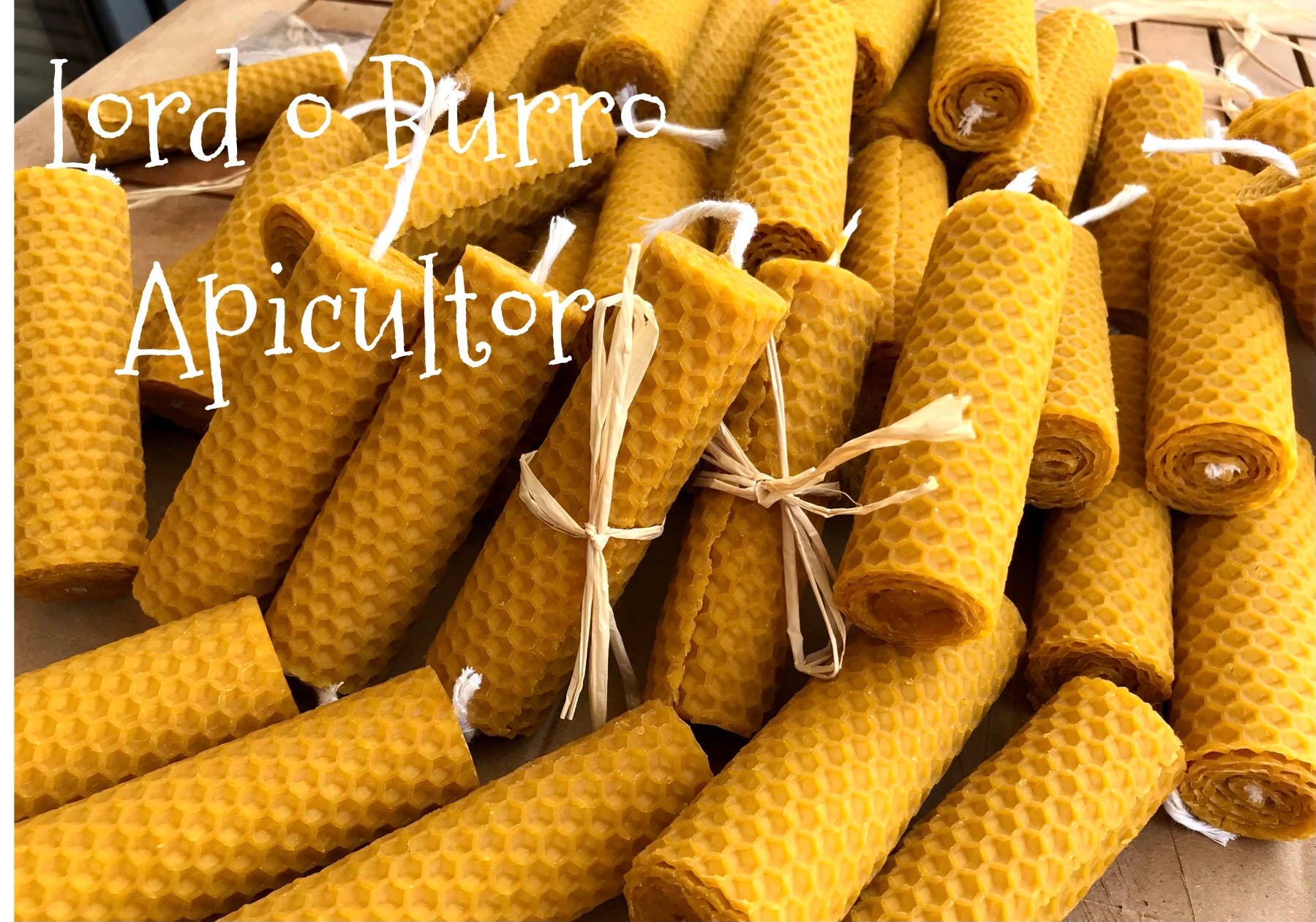 Lordapicultor - Wholesale Pillar Candle - Natural Beeswax Candle1