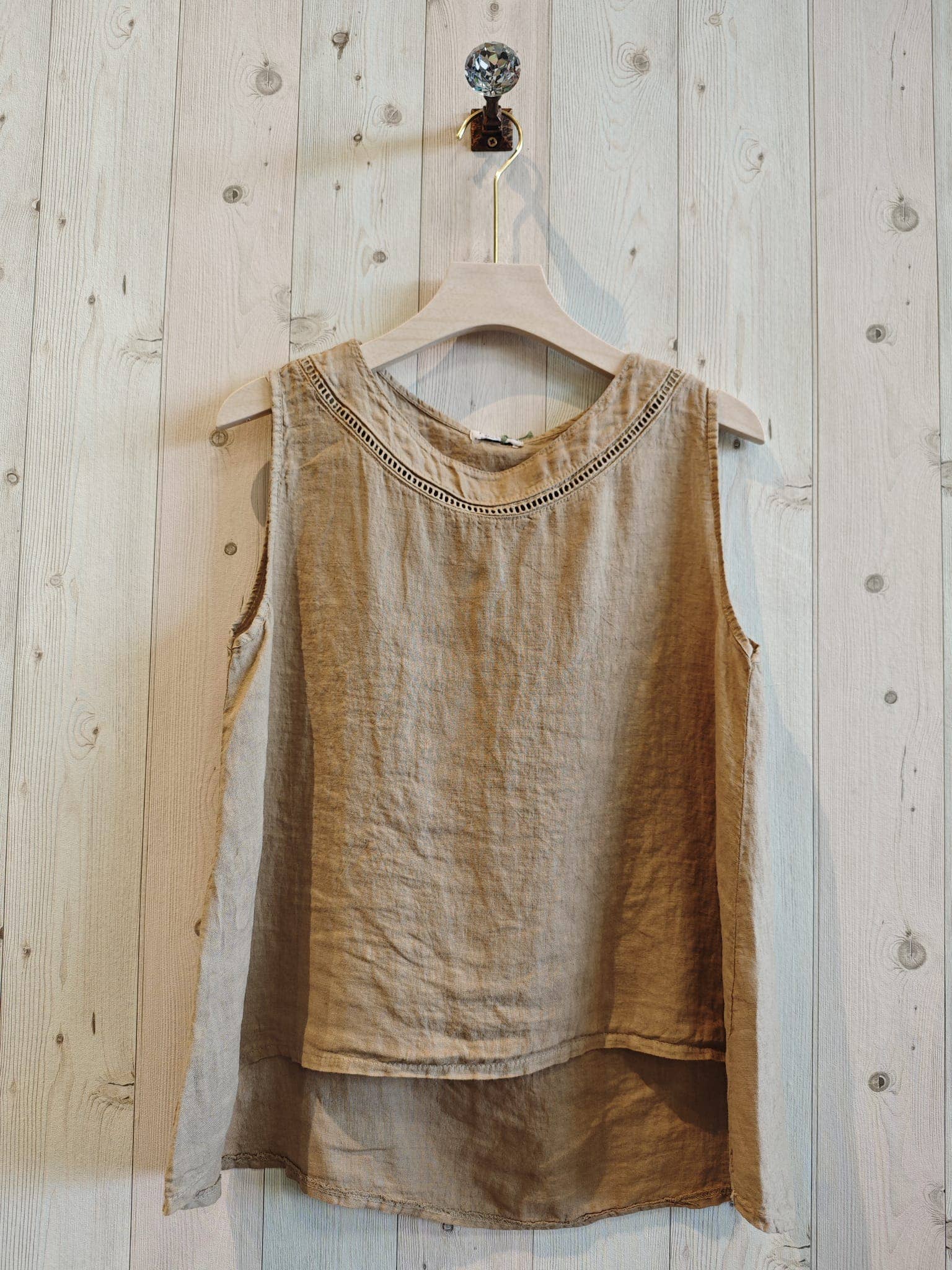 Linen & More - Wholesale T-Shirt - Women's - REF 17620 100% LINEN T-SHIRT10