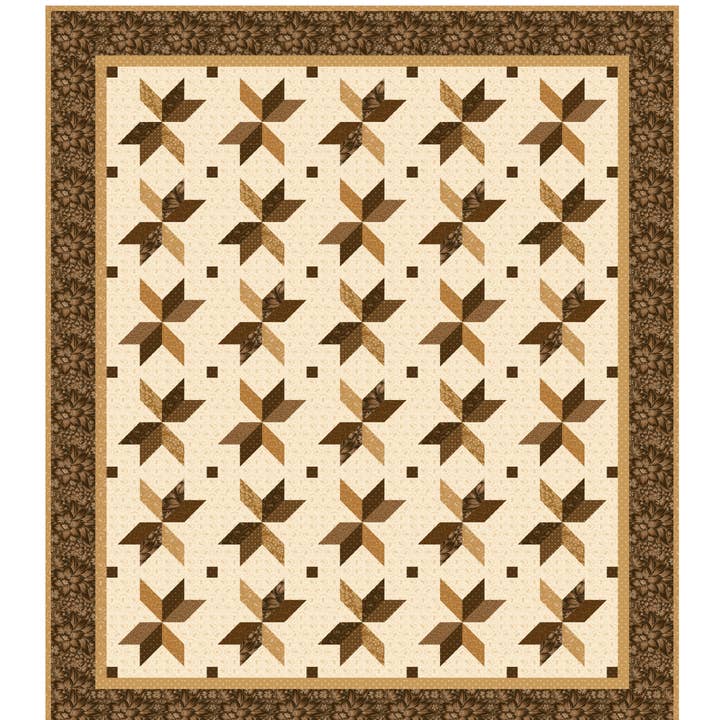 Lamb Farm Designs - Wholesale Quilt - Caramel Latte Quilt Pattern