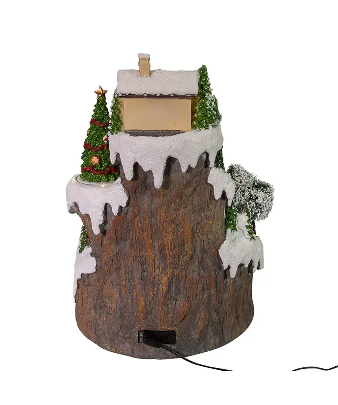 Kurt S. Adler, Inc. - Wholesale Decorative Tabletop Object - 17"MUSICAL LED VILLAGE ON MTN TABLETOP7