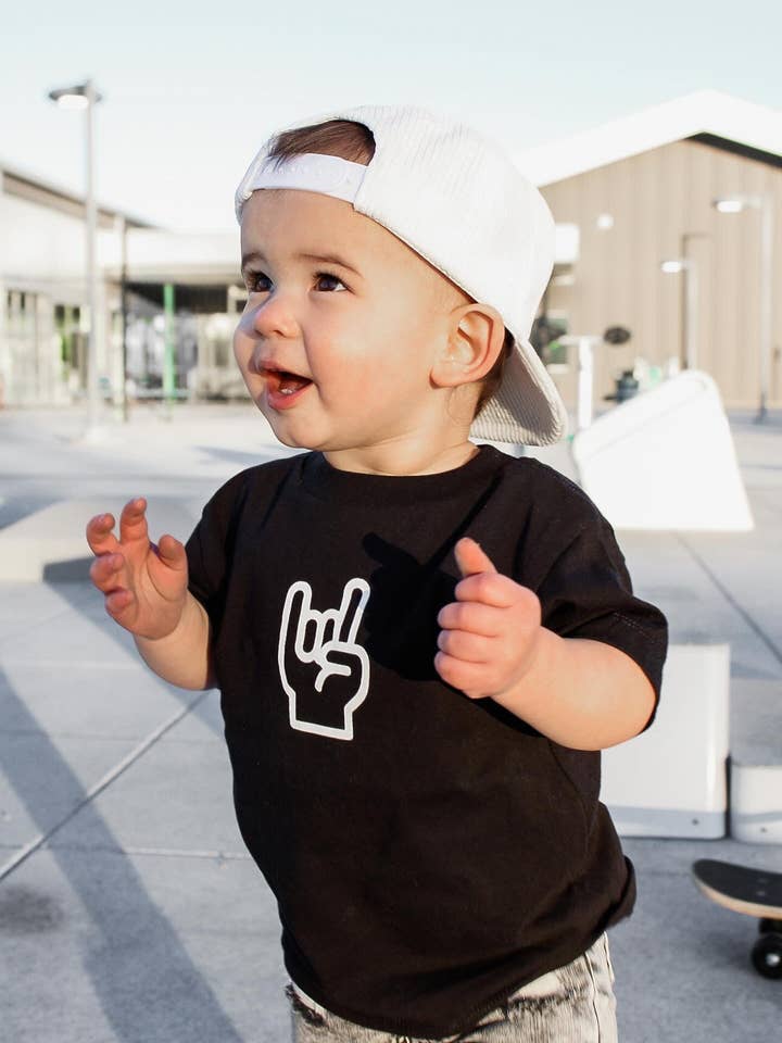 Little Rocker Clothing - Wholesale Screen Printed T-Shirt - Kids - Rock On Shirt7