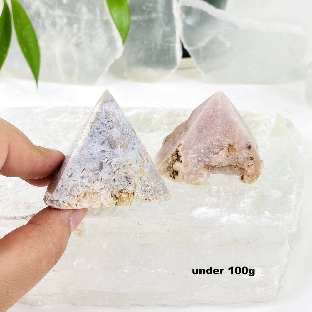 Rock Paradise - Wholesale Spiritual Stone/Crystal - Crystal Pink Amethyst Semi-polished Point by Weight9