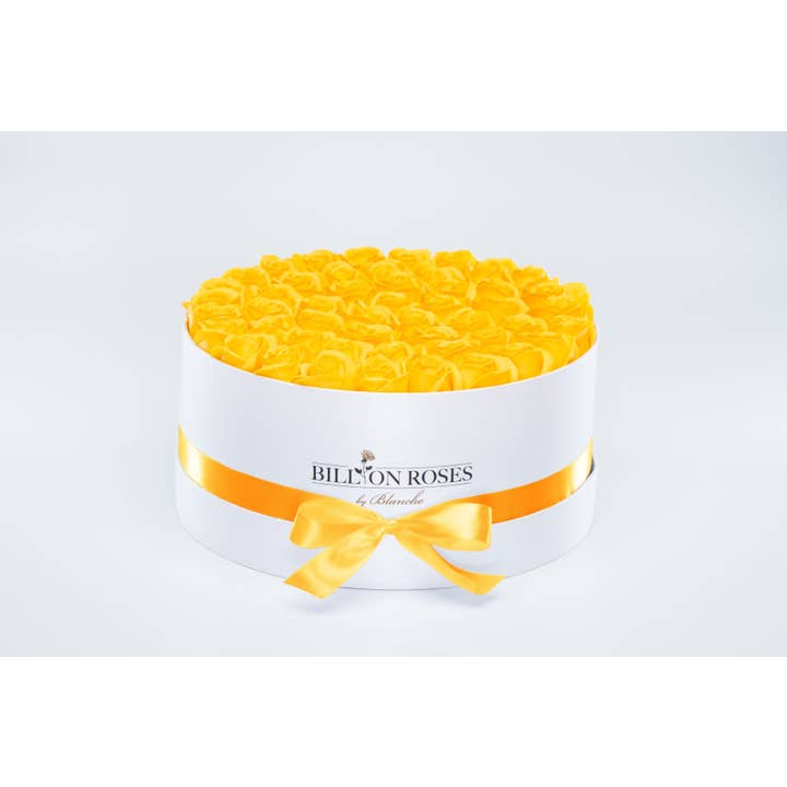 Billion Roses by Blanche - Wholesale Artificial Flowers - Große und Weiße Box mit Ewigen Rosen4