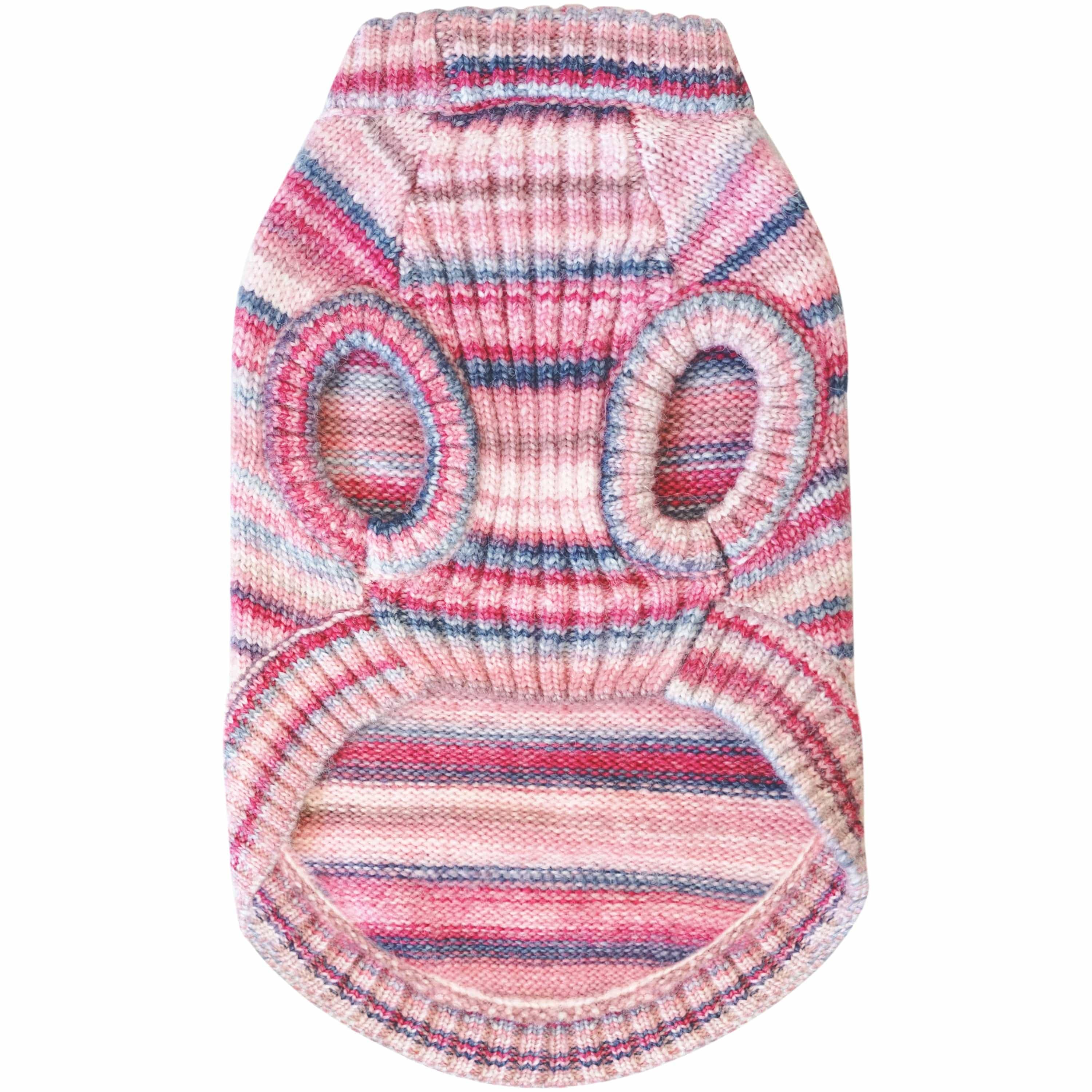 Blueberry Pet - Vendita all'ingrosso Maglione - Cani - Maglione girocollo in filato sfumato morbido e accogliente, lavorato a maglia su misura e tinto4