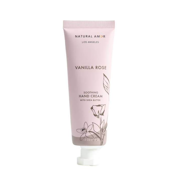 Natural Amor LLC - Wholesale Hand Cream/Lotion - Rose Vanilla Hand Cream, enriched with shea butter