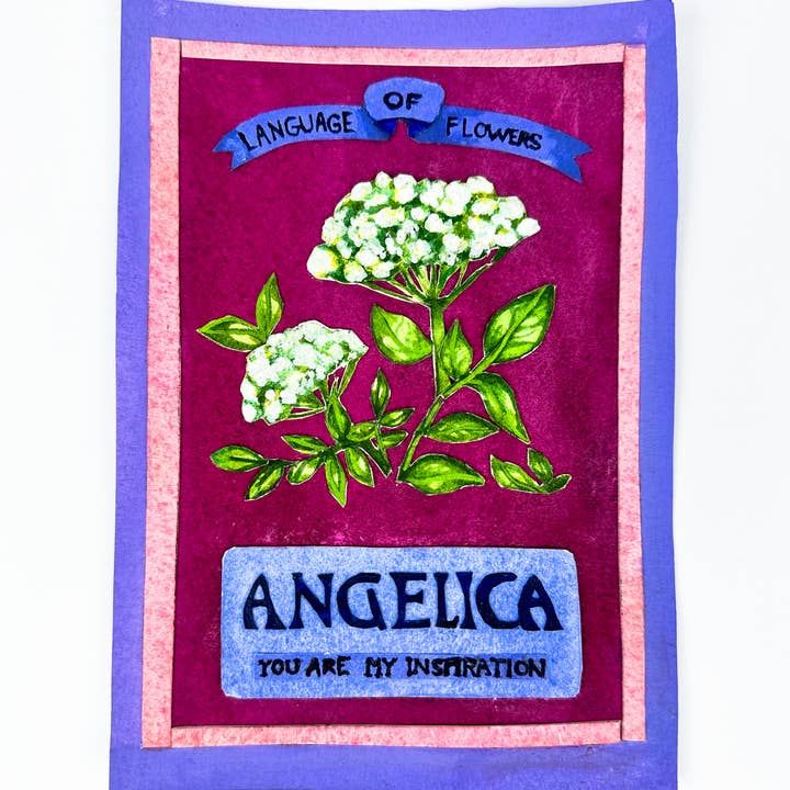 Guided Hand Studio - Wholesale Everyday Greeting Card - Victorian Flower Language cards3