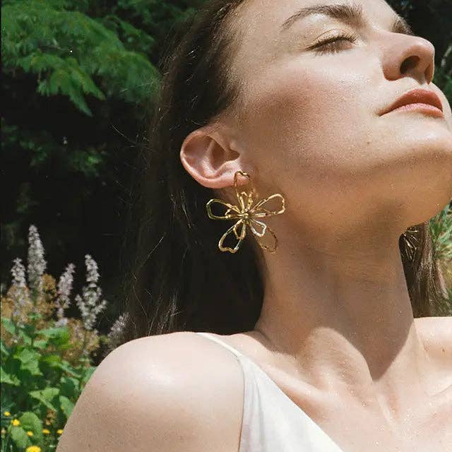 NIRALI flower earrings for wholesale by GAUHART