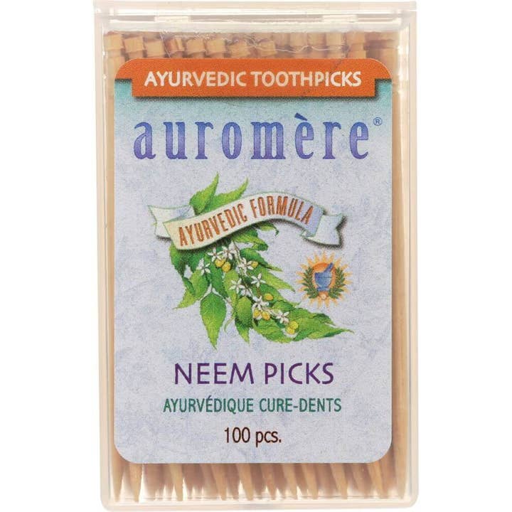 Ayurvedic Neem Picks for wholesale by Auromere Ayurvedic Imports