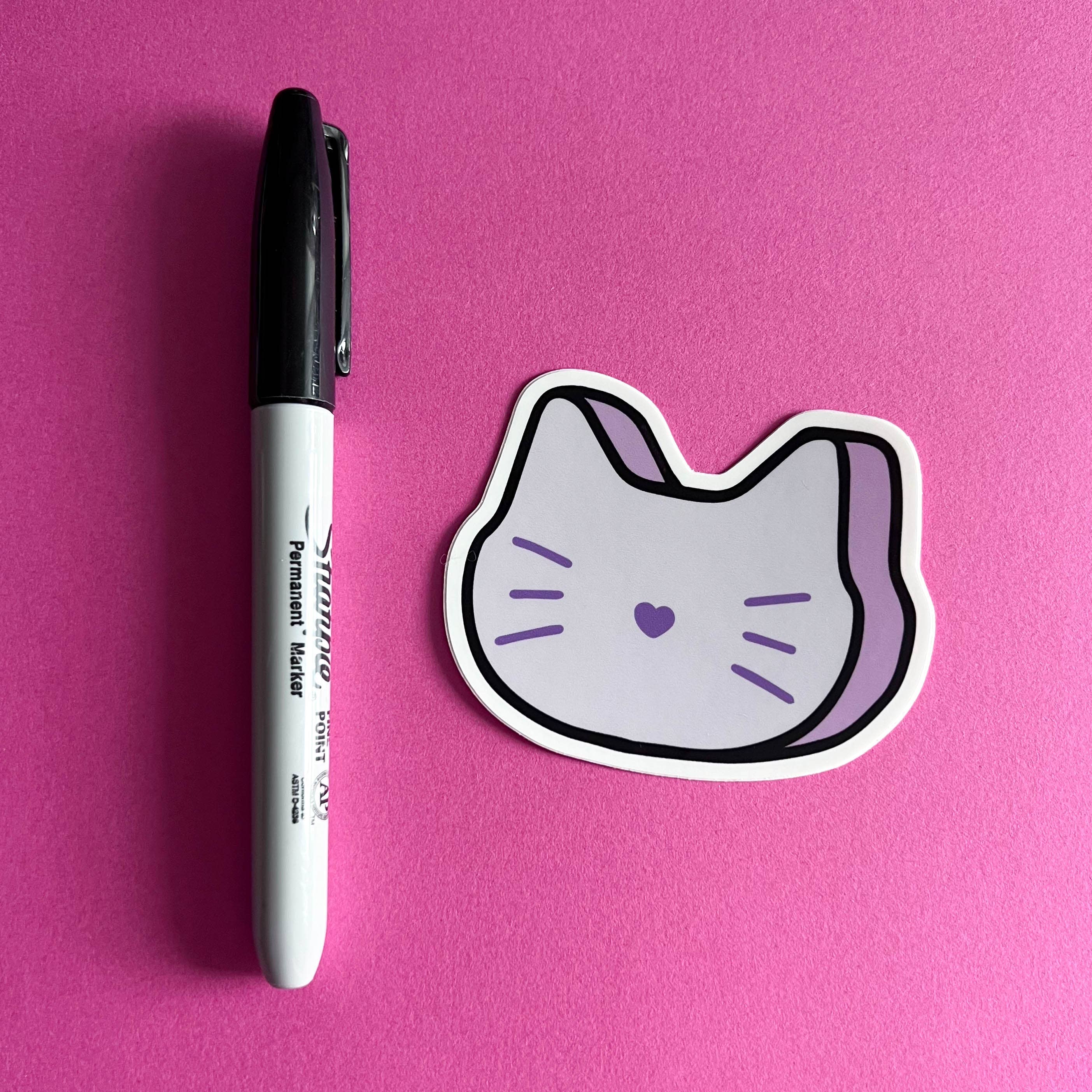 hollymarshmallow - Wholesale Sticker - Marshmallow Cat Sticker4