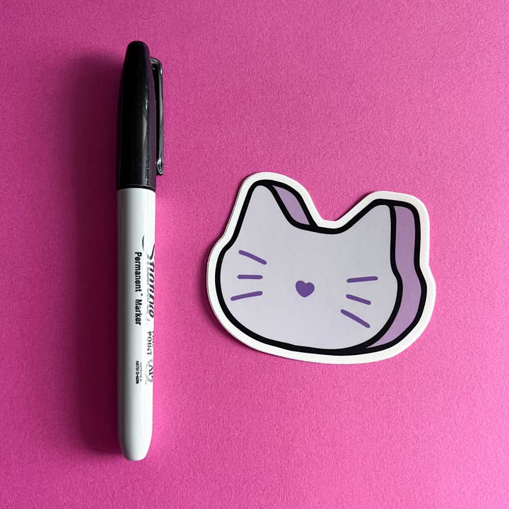 hollymarshmallow - Wholesale Sticker - Marshmallow Cat Sticker4