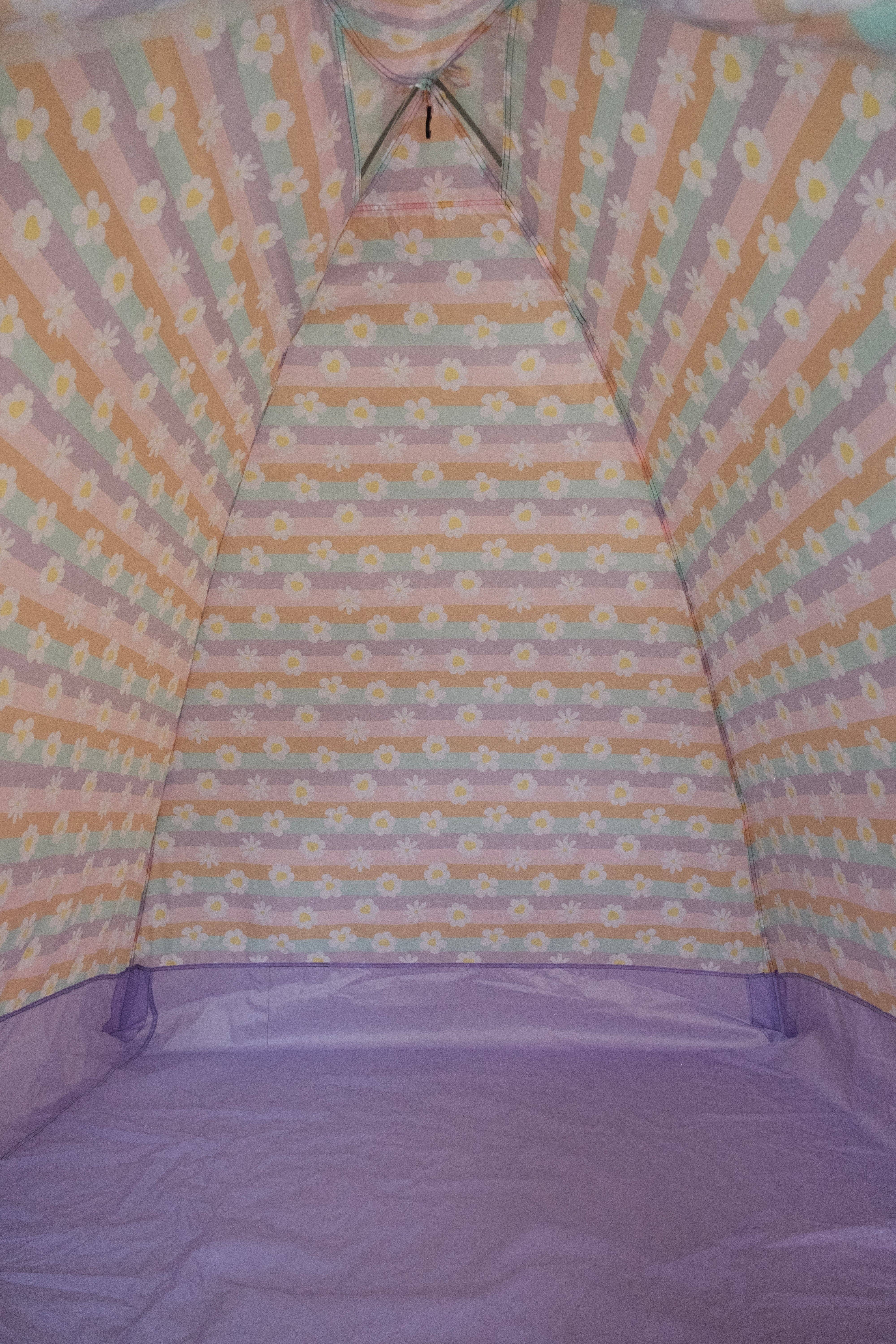 Mimish - Wholesale Tent - Kids - Indoor/Outdoor Camping Play Tent - Happy Daisy Stripes10