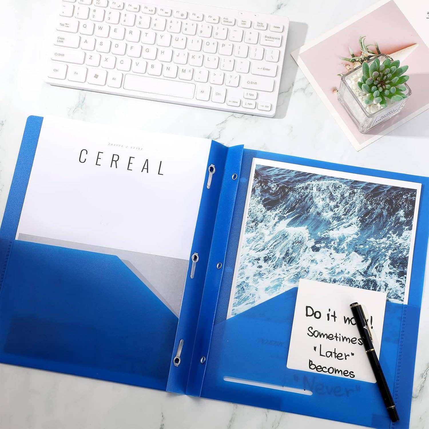 Crover - Wholesale Folders - Plastic File Folders with Pockets & Prongs5