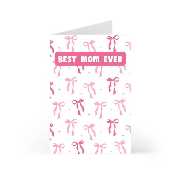 R is for Robo - Wholesale Mother's Day Card - Mothers Day Card for Mom Pink Bow Happy Mothers Day Gifts1