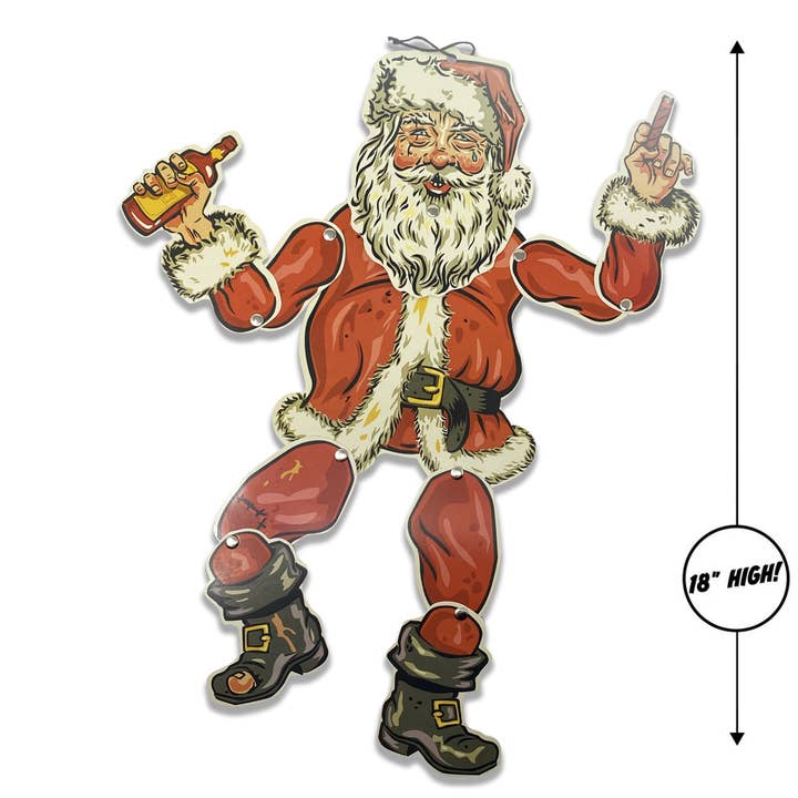 Retro-a-go-go! - Wholesale Christmas Decoration - Christmas Misfits Mall Santa Mini Monster3