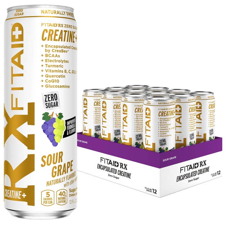L&F Universal Goods - Wholesale Sports/Energy Drink - FITAID RX CREATINE DRINK 12/12Z SOUR GRAPE