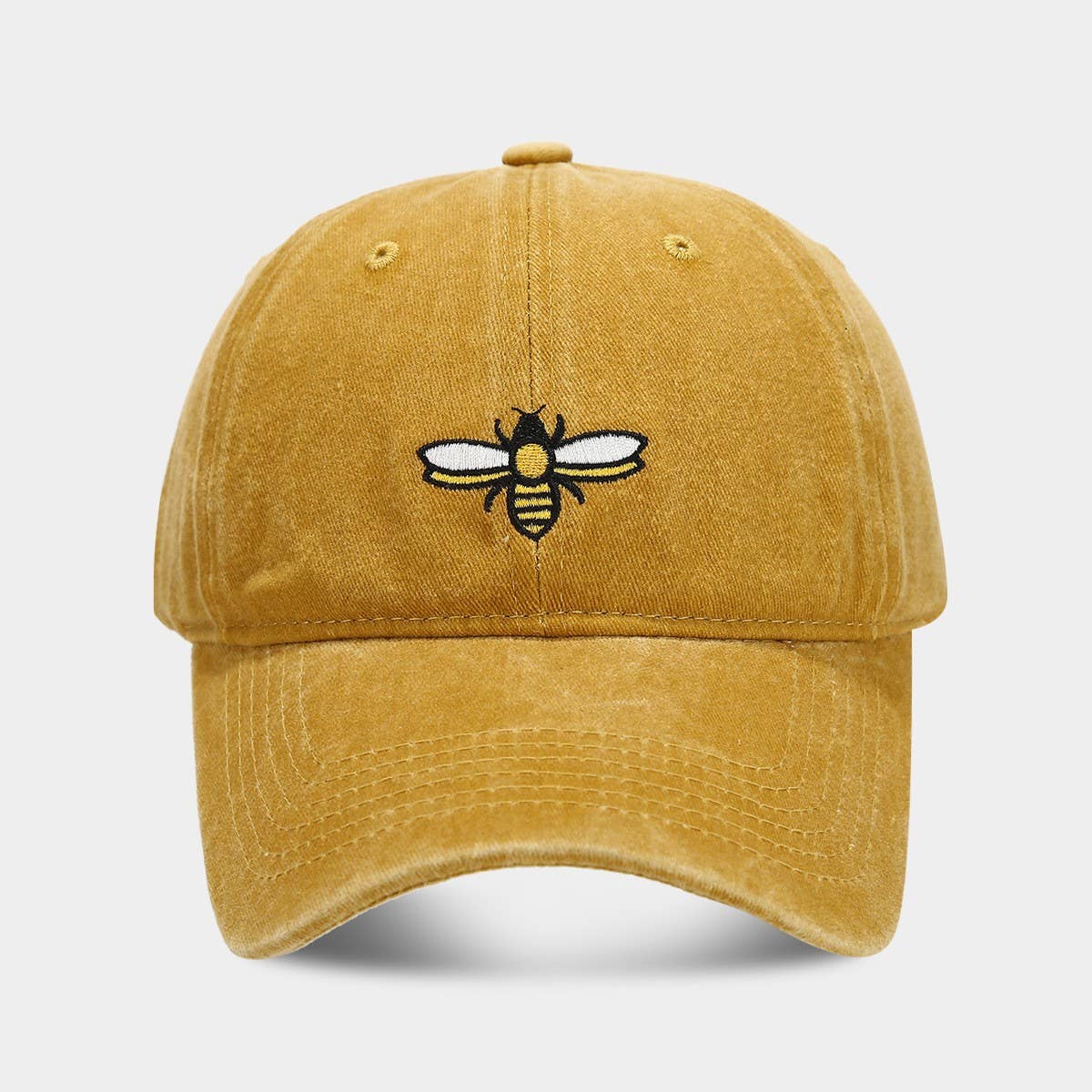 ACCITY - Wholesale Baseball Cap - Women's - Bee Embroidery Baseball Cap -  Outdoor Sun Hat CWAH20205