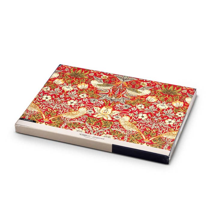 Portmeirion, Spode, Pimpernel, Nacthmann, Wrendale Designs - Wholesale Placemat - William Morris Strawberry Thief Placemats Set of 4 - Red