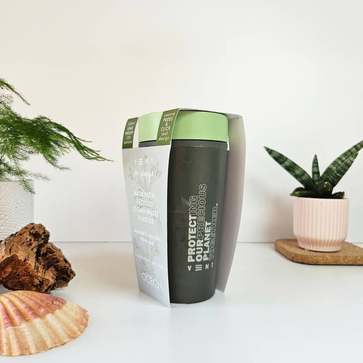 Reusable Travel Cup - Pistachio Green - OCEAN for wholesale by VENT for Change