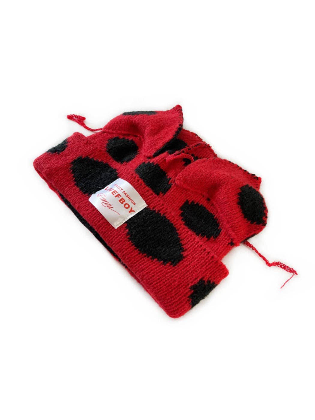 Funkyrel® Atzbranding Limited - Wholesale Beanie - Women's - Haila - Polka Dots Cat-Ear Knitted Beanie11