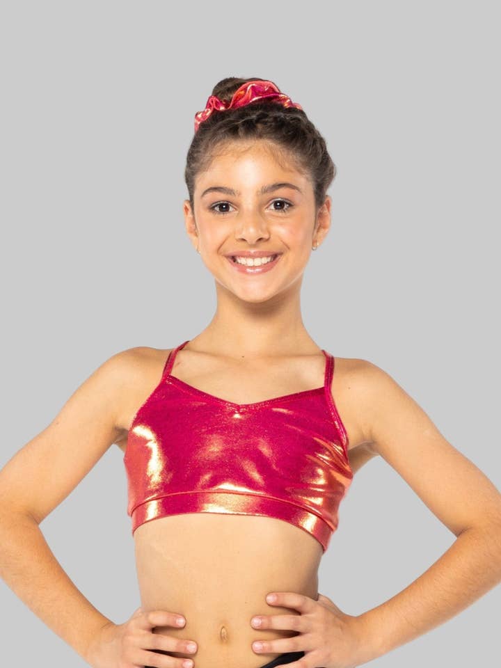 Mystique Crop Top for wholesale by Pink Lemon Dancewear