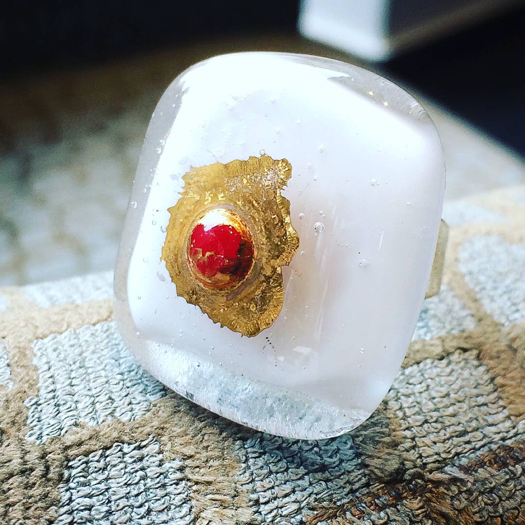 Rachel Ortiz - Wholesale Cocktail/Statement Ring - Murano ring2