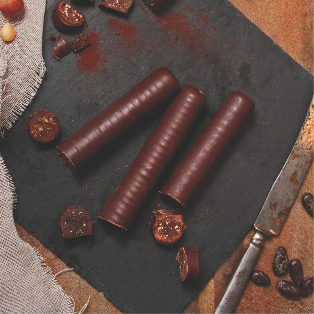 Venchi - Vente Friandises enrobées de chocolat - Cigare en chocolat à la nougatine de truffe - Chocolat de luxe italien3