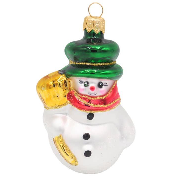 Mrs Twinkle - Wholesale Ornament - Snowman - Glass Christmas ornament