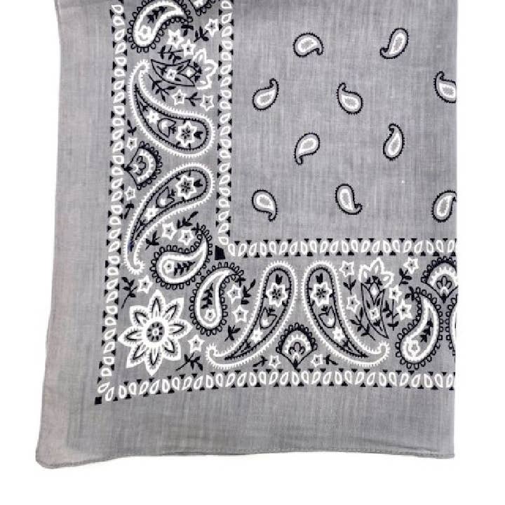 Maison Unik Accessoires - Wholesale Scarf - Unisex - Cotton Square Bandana - Unisex - 52x52 cm - 20 colors9