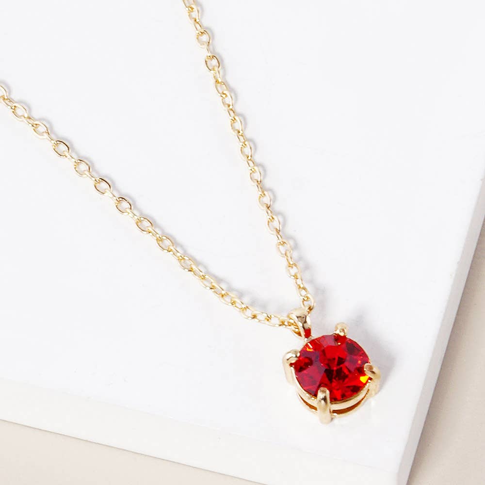 Sensibling Corp. – wholesale Pendant/charm necklace – 12PCS - Birthday Stone Cluster Pendant Necklaces2