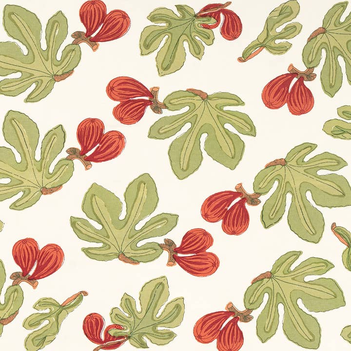 Couleur Nature - Wholesale Tablecloth - Fig Red& Green | French Tablecloths12