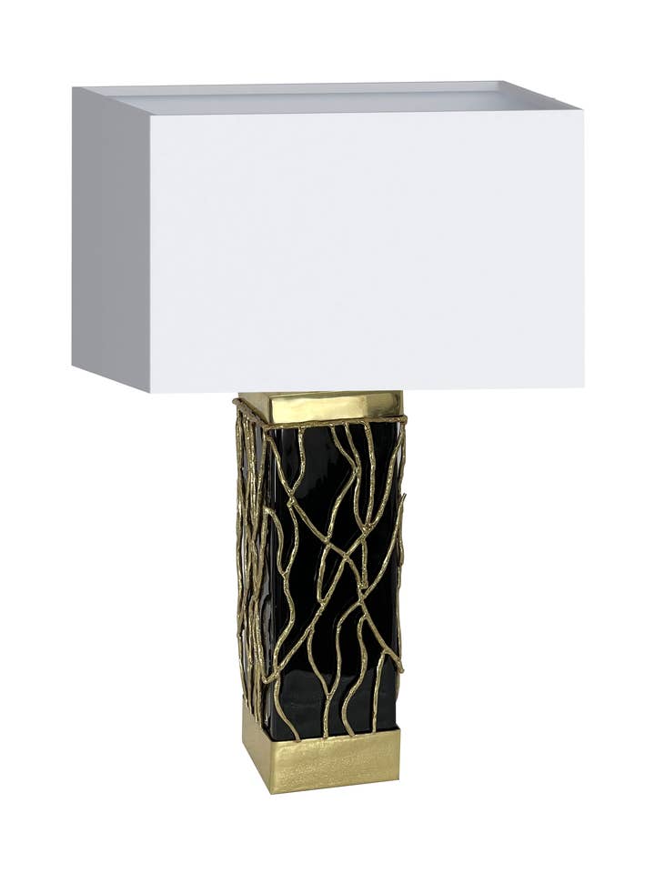 Vintage Brass Decorative Table Lamp for wholesale by Elegance Beyond