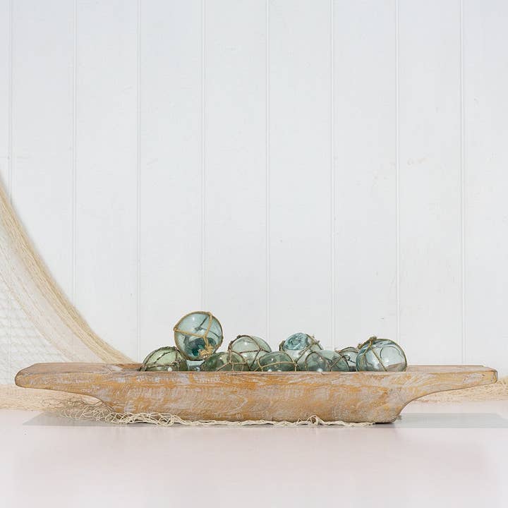 Coast Imports - Wholesale Decorative Tabletop Object - 5 x Glass Floats (s) with Net3