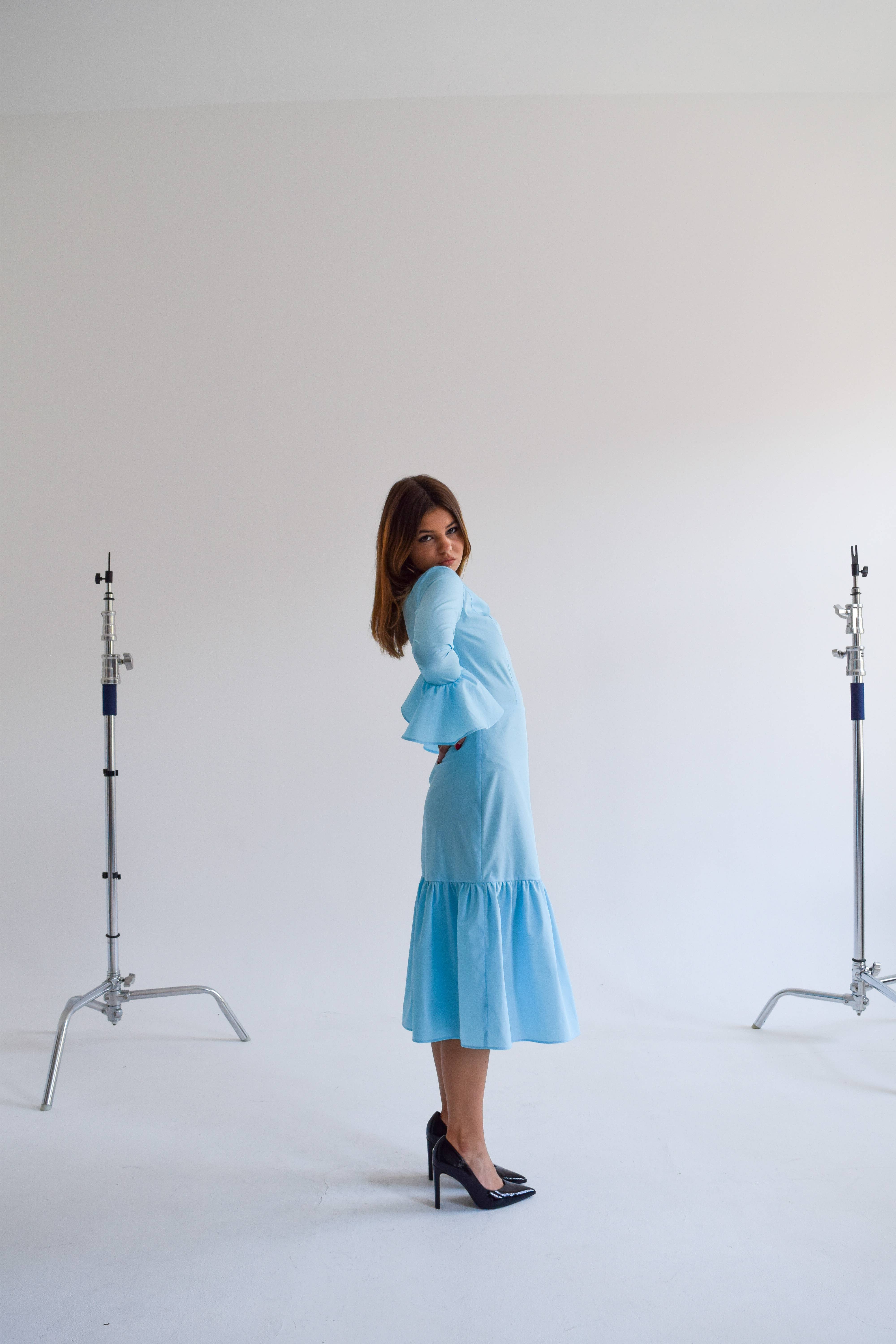 EHE Apparel - Wholesale Dress - Women's - Audrey cotton mix dress3