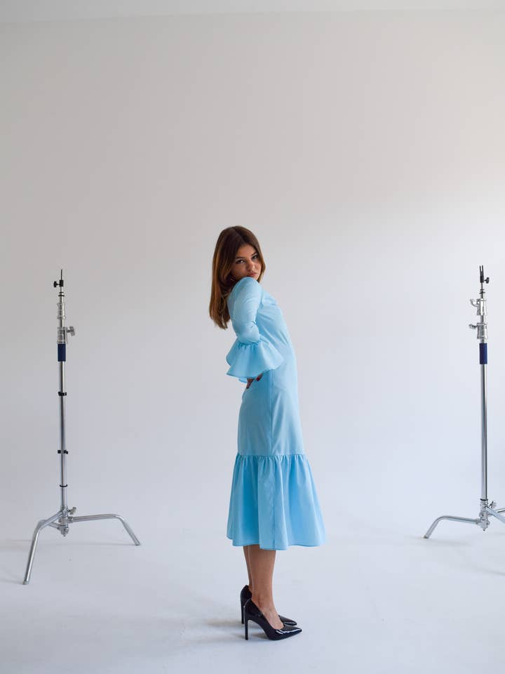 EHE Apparel - Wholesale Dress - Women's - Audrey cotton mix dress3