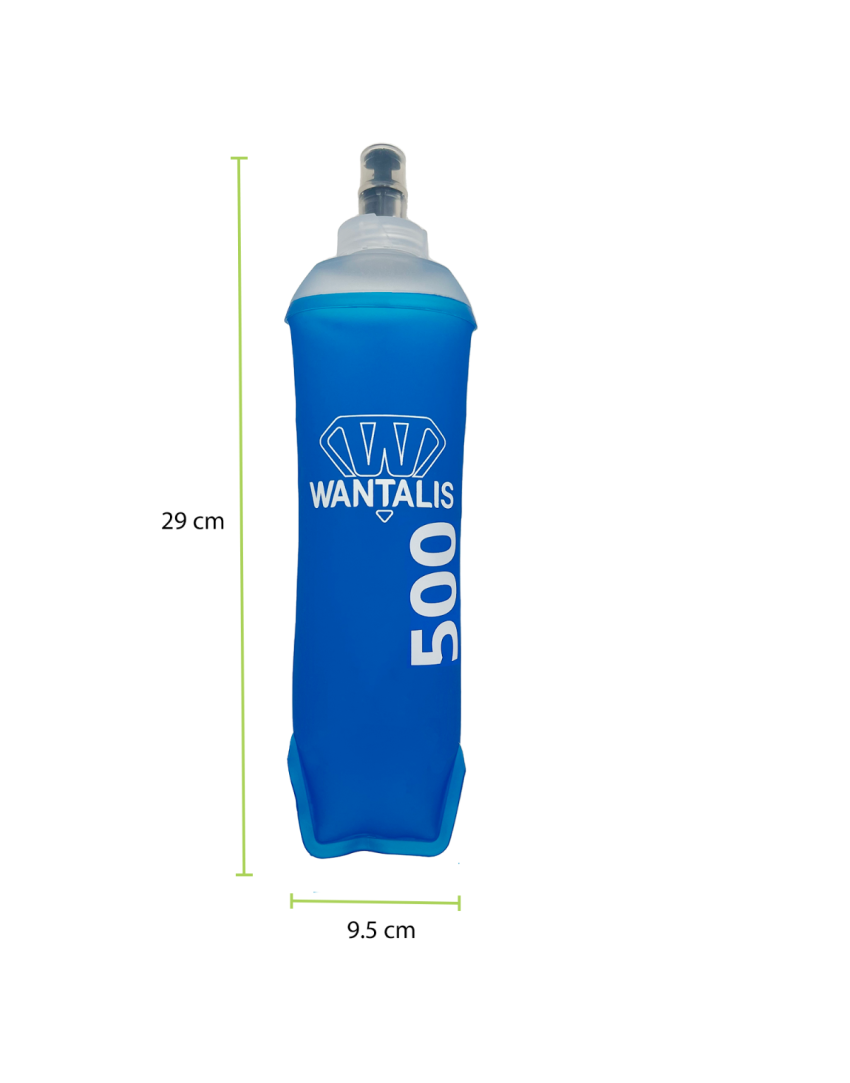 Wantalis Sport - Wholesale Waterfles - 500 ml zachte drinkfles voor hydratatierugzak2